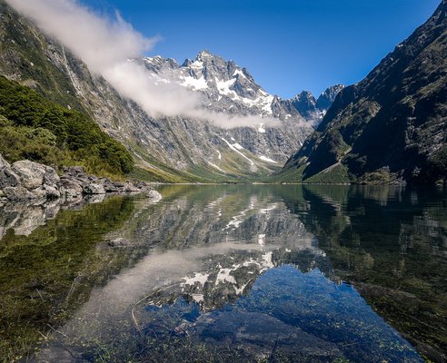 SI02 - Reflection - Lake Marian, Southland.jpg
